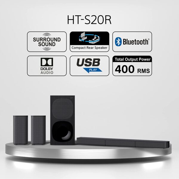 Sony 5.1Ch Home Cinema Soundbar HT-S20R