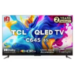 TCL 65″ inch 4K HDR 10+ QLED Smart TV 65C645