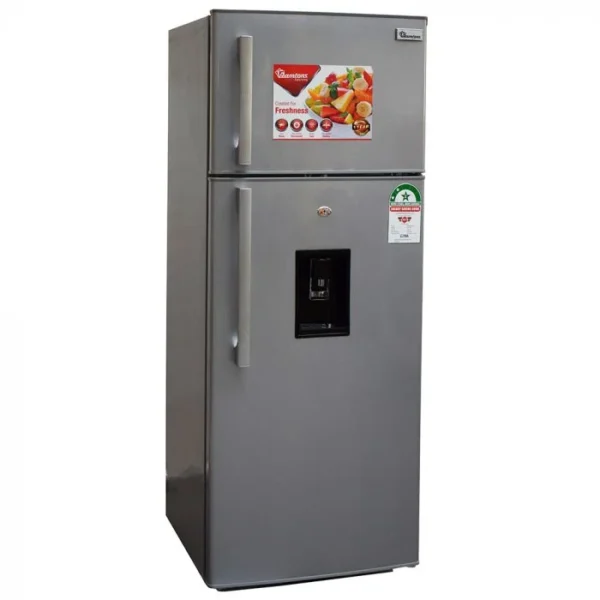 Ramtons 213 LITERS 2 DOOR DIRECT COOL FRIDGE + DISPENSER, SILVER- RF/130