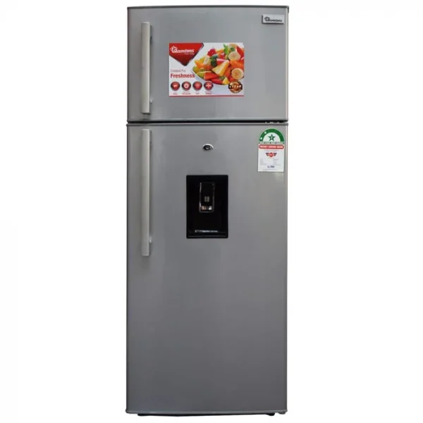 Ramtons 213 LITERS 2 DOOR DIRECT COOL FRIDGE + DISPENSER, SILVER- RF/130