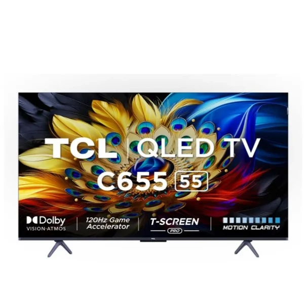 TCL 55″ C655 (New 2024) QLED Pro Smart Google TV – 55C655