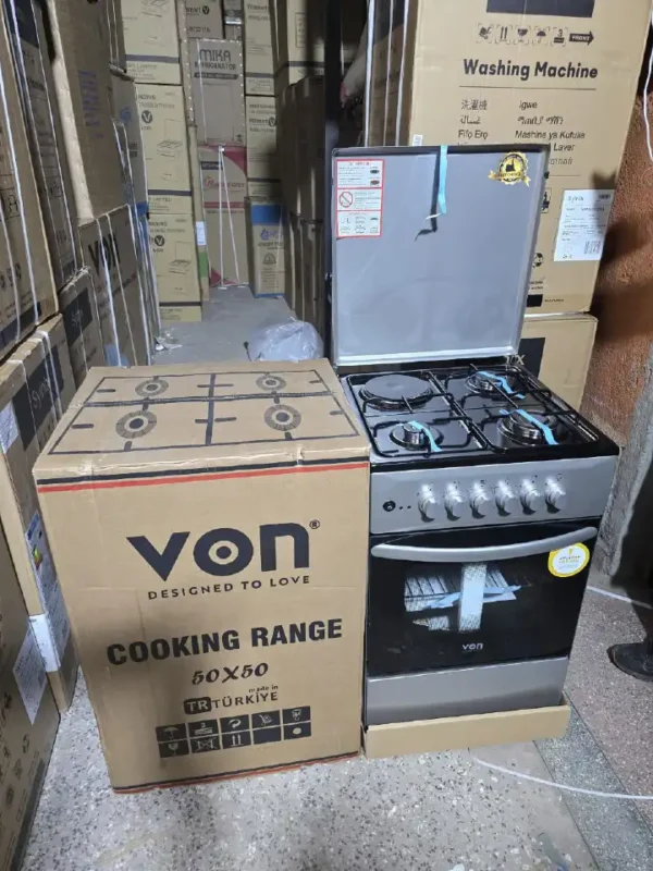 50×50 Von 3+1 standing cooker