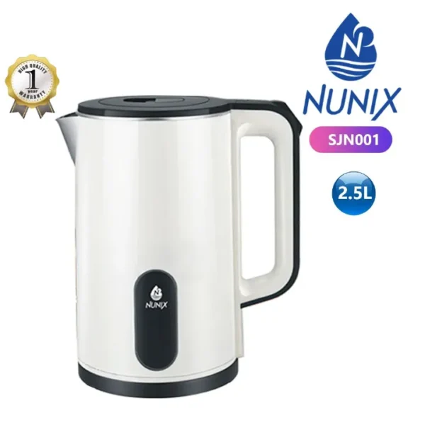 Nunix (SJN001) 2.5L Plastic Electric Kettle