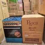 60 by 60 Roch silver 3+1 standing cooker