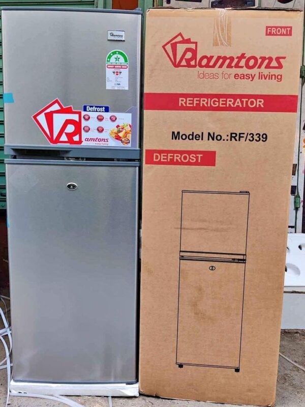 Ramtons 138L Double Door Refrigerator