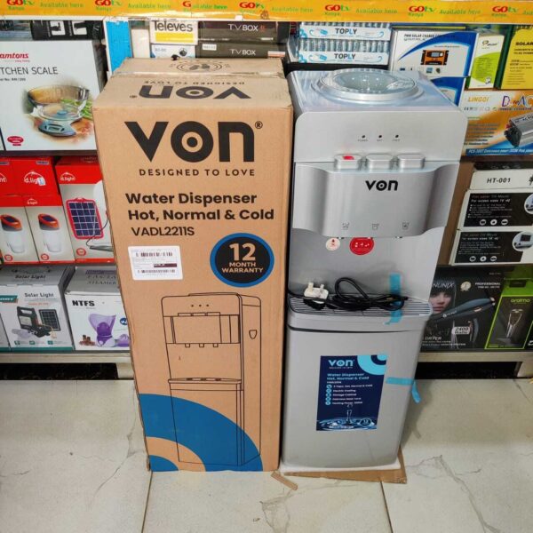Von Dispenser Hot and Normal (Dark Grey)