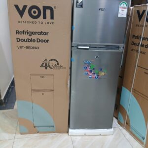 Von VRT-181DRAX double door Fridge -181L