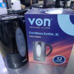Von cordless kettle 3l VSKLO3BNK