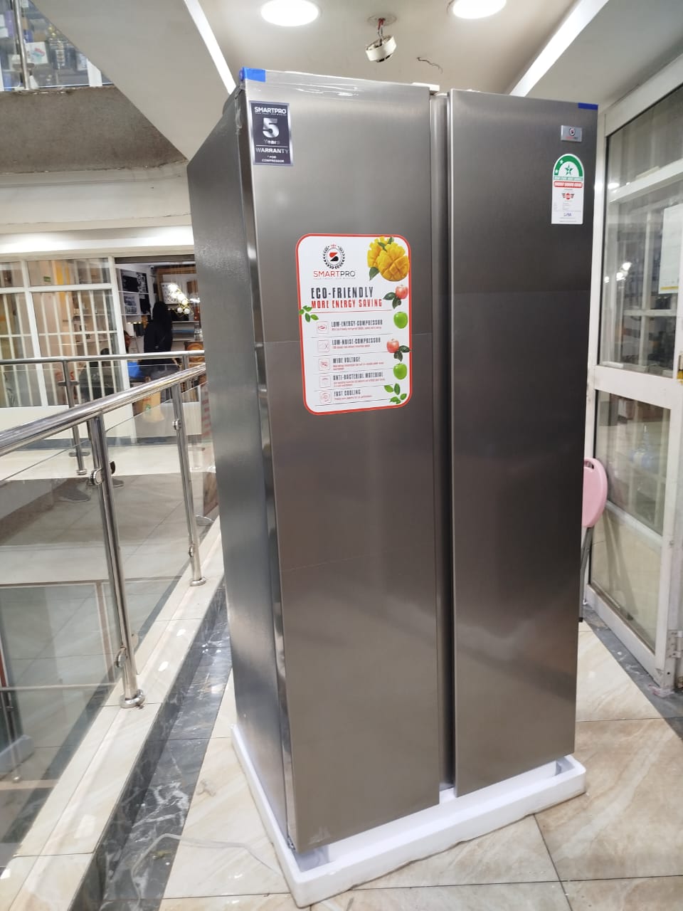 Smartpro side by side fridge SFR-560-SBS-A