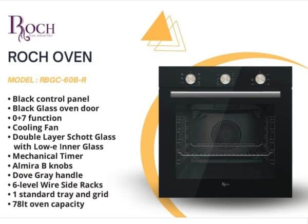 Roch Built-In Oven – 78 Litres