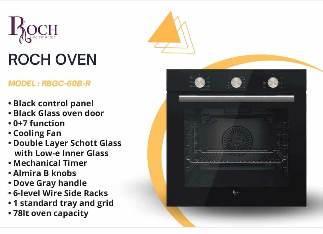Roch Built-In Oven – 78 Litres